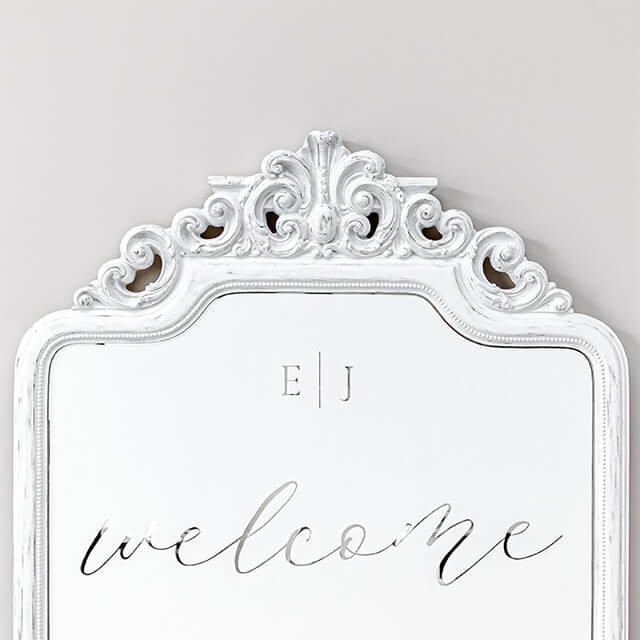 Example of a signage event decor